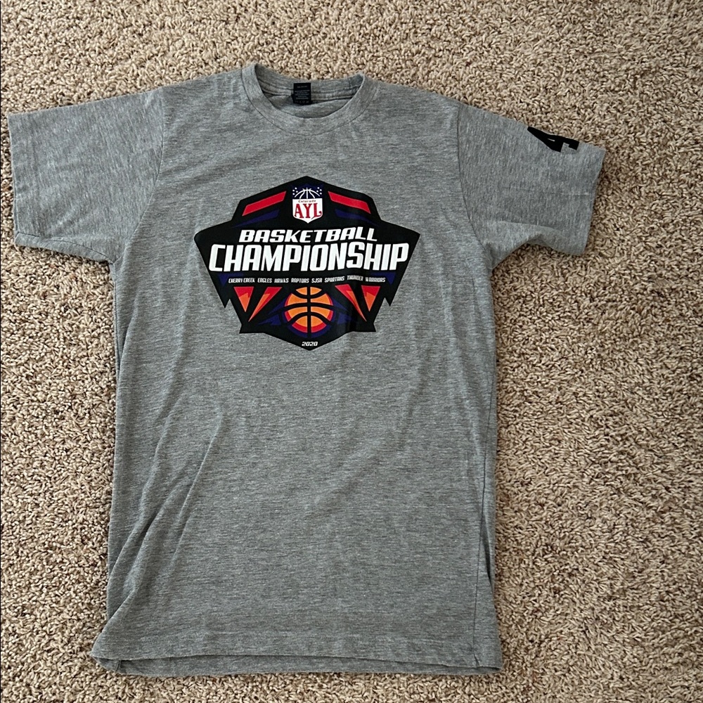 & Other Stories Gray Basketball Championship Tee